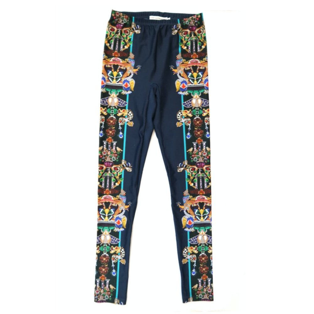 MARY KATRANZOU Jewel print leggings